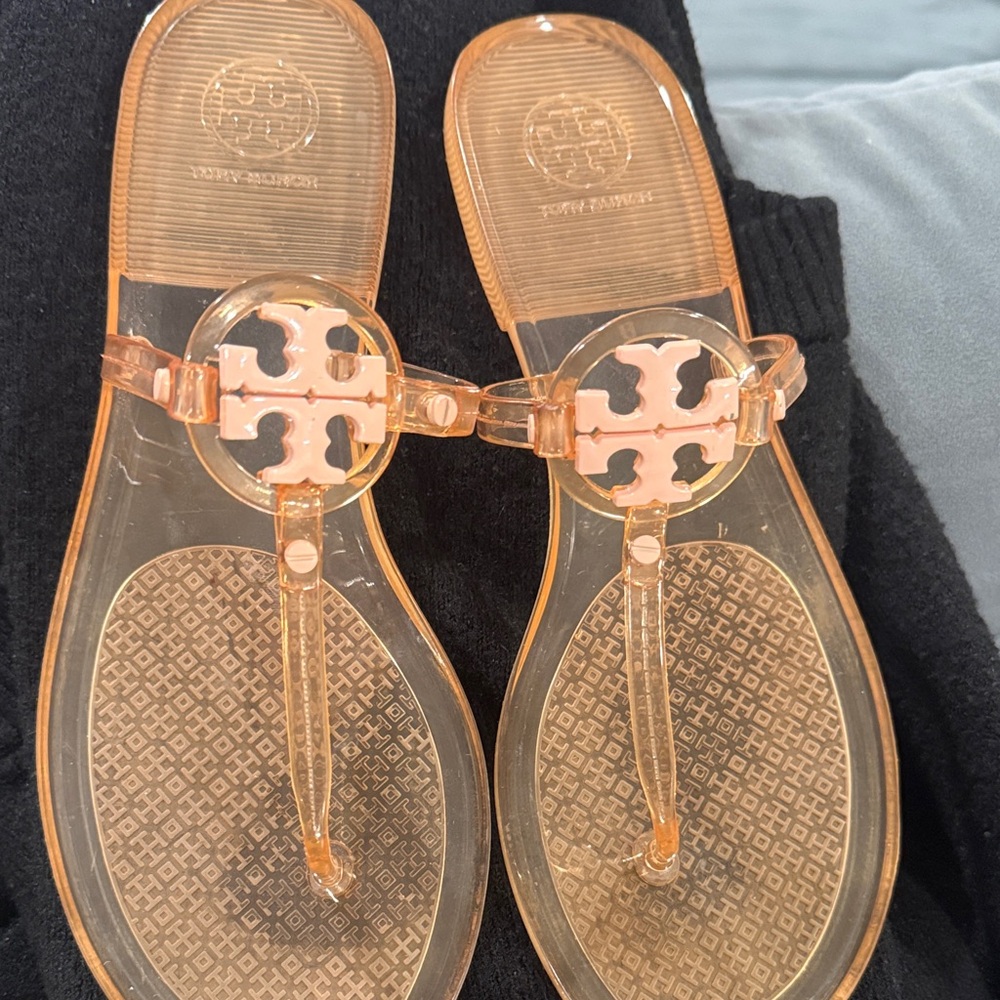 Tory Burch Translucent Peach Sandals